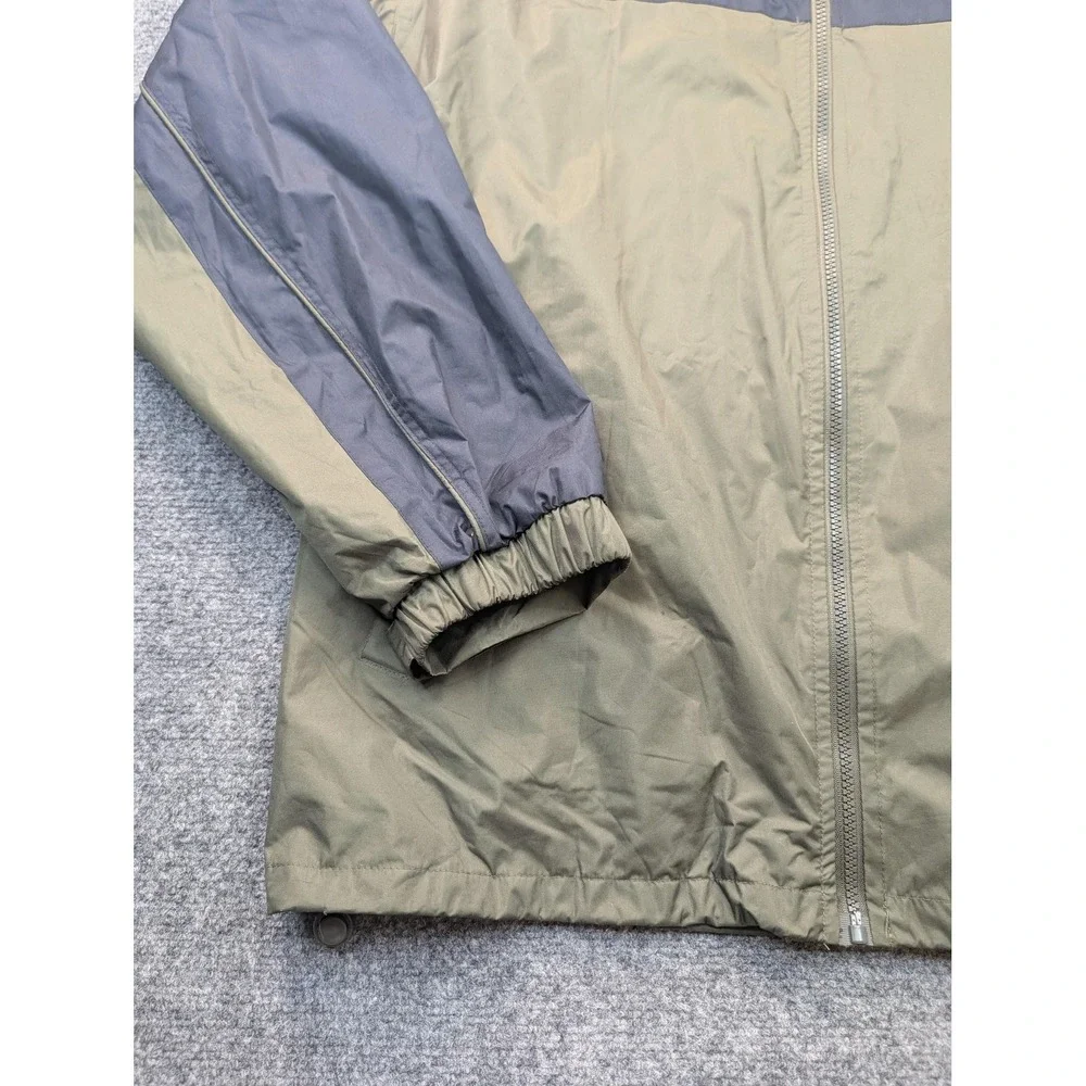 Mesa Verde Jacket Mens XL Green Black PCI Windbreaker Mesh Lined Hiking Zip Coat